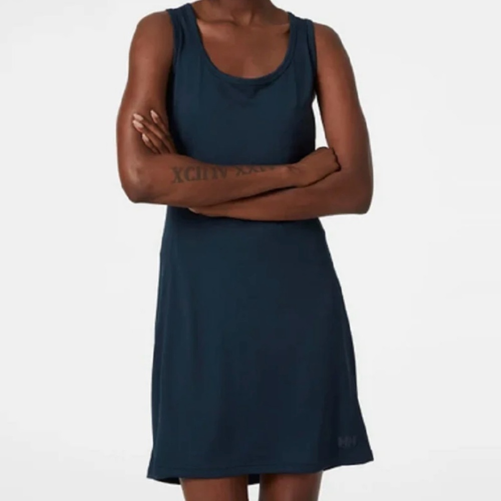 HELLY HANSEN WOMEN'S HH LIFA ACTIVE SOLEN DRESS NAVY BLUE SIZE SMALL